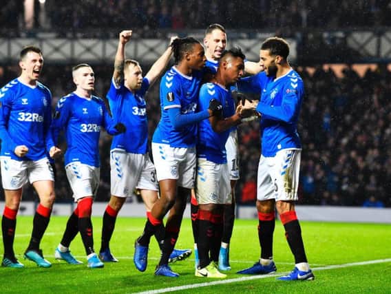 Rangers finished second in their Europa League group. Picture: SNS