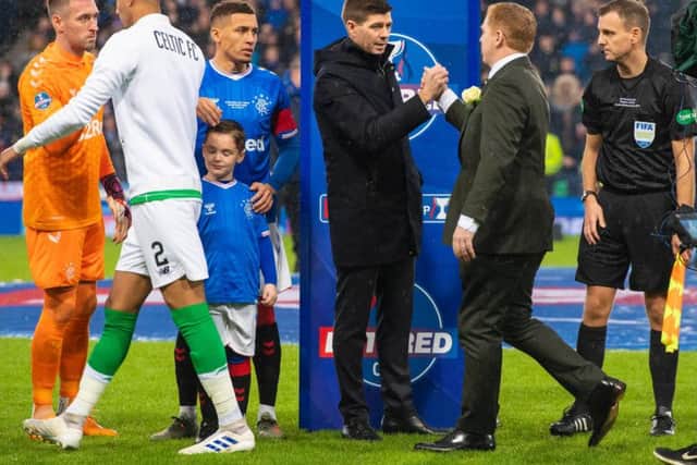 Could Celtic and Rangers face each other in the Europa League? Picture: SNS