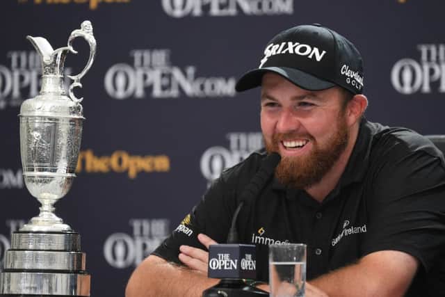 Shane Lowry's Open Championship victory on Irish soil at Royal Portrush earned him the award ahead of Europe's Solheim Cup team. Picture: Getty Images