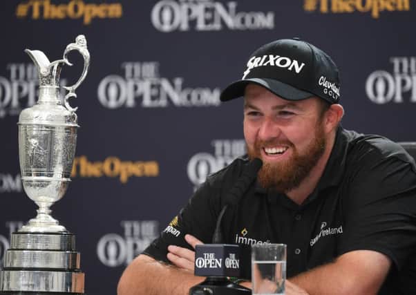 Shane Lowry's Open Championship victory on Irish soil at Royal Portrush earned him the award ahead of Europe's Solheim Cup team. Picture: Getty Images