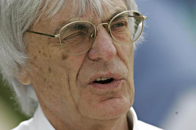 Former Formula One boss Bernie Ecclestone