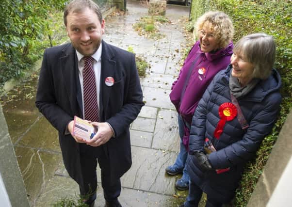 Scottish Labour's Ian Murray out and about campaigning on Grange Loan, Edinburgh, ahead of the general election (Picture: Ian Rutherford)