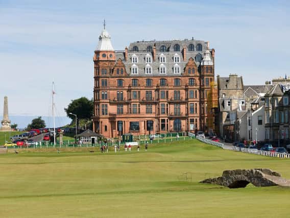 Golf place on by St Andrew's Old Course has once again been named the most expensive street in Scotland. Picture: JPIMedia