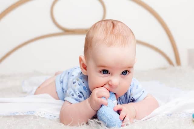 Also moving up three spaces since last year is Noah, with 256 babies being named after the biblical figure. The name comes from the Hebrew version Noach, meaning "rest" and "repose"