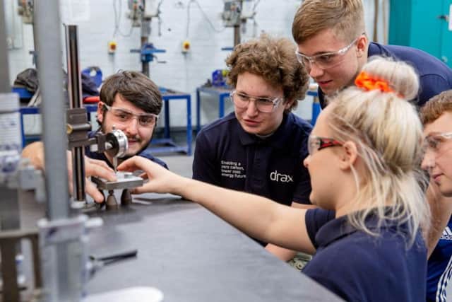 Drax is offering Scottish apprenticeship to help tackle the skills shortages in science, technology, engineering and maths. Picture: William Wilson