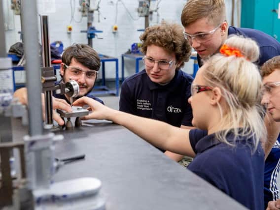Drax is offering Scottish apprenticeship to help tackle the skills shortages in science, technology, engineering and maths. Picture: William Wilson