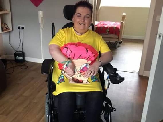 Danielle from Irvine is among rail passengers reliant on step-free stations. Picture: Leonard Cheshire