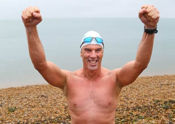 Renowned endurance swimmer and United Nations Environment Programme (UNEP)s Patron of the Oceans Lewis Pugh