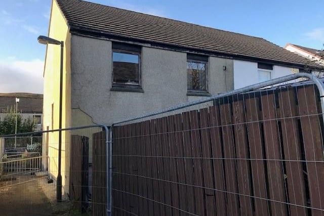 Another project - this two, possibly three bed house is on the market for a guide price of 10,000.