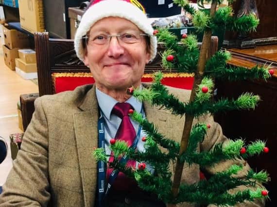 The tree was purchased at Woolworths in Dundee in 1937 and has only recently been unearthed from a loft where it was kept for 24 years.