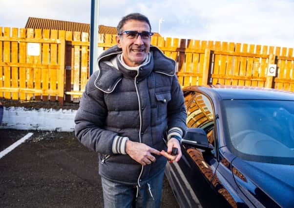 Italian Angelo Alessio leaves Rugby Park following his sacking as Kilmarnock boss, six months after taking over. Picture: Alan Harvey/SNS