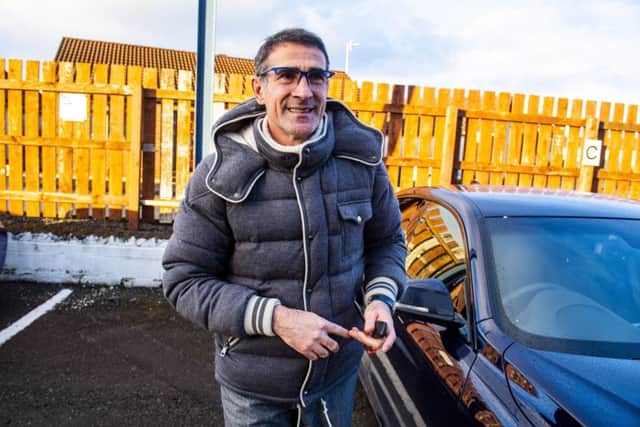 Italian Angelo Alessio leaves Rugby Park following his sacking as Kilmarnock boss, six months after taking over. Picture: Alan Harvey/SNS