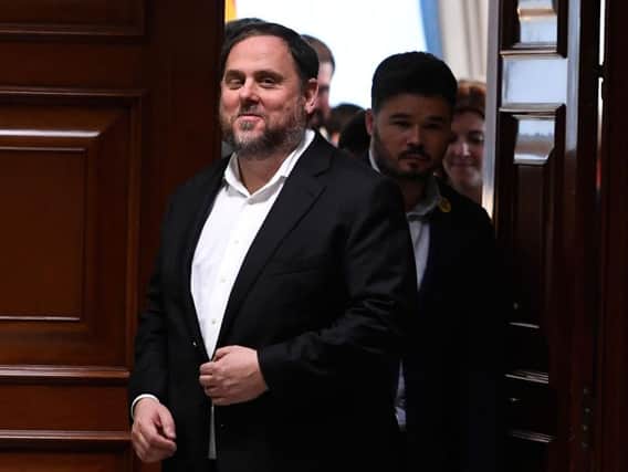 Oriol Junqueras was part of the Catalan Cabinet that went ahead with a banned secession referendum in October 2017