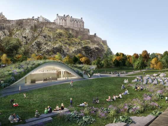 A new stage and amphitheatre for events would be created in West Princes Street Gardens under plans to replace the Ross Bandstand.