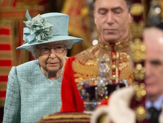 The Queen opens Parliament.