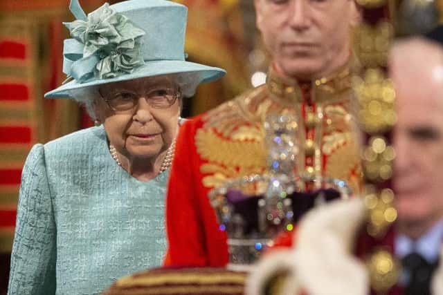 The Queen opens Parliament.