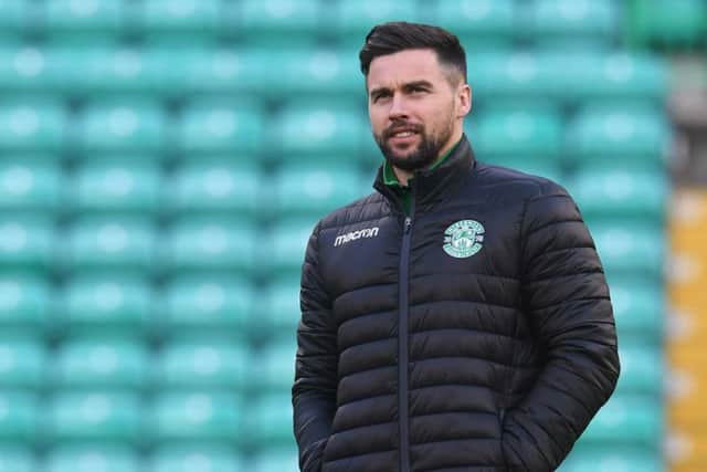 Darren McGregor expects to be on the Hibs bench tonight. Picture: SNS.