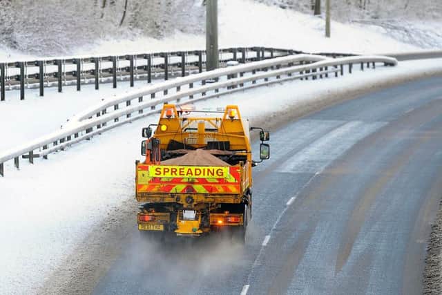 Gritting of major roads is already underway. Picture: JPIMedia.