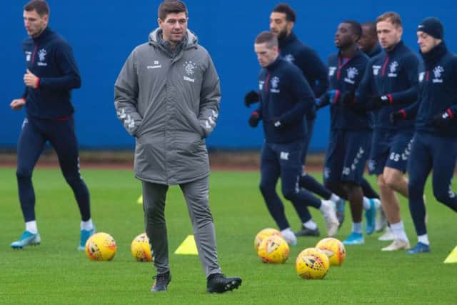 Steven Gerrard has confirmed there will be departures from Ibrox in January