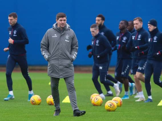 Steven Gerrard has confirmed there will be departures from Ibrox in January