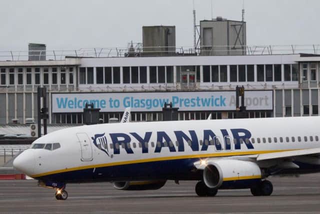 Ryanair is the airport's sole passenger airline. Picture: Robert Perry