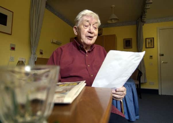 Edwin Morgan, pictured in 2004 (Picture: Stephen Mansfield)