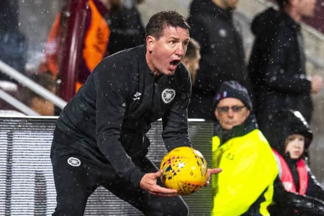 Daniel Stendel wants the Hearts players to demand more from themselves. Picture: Craig Williamson/SNS