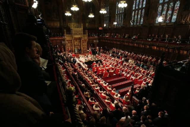 The State Opening of Parliament in the House of Lords last Thursday. Picture: Aaron Chown/PA