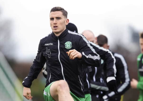 Next up for Hibs defender Paul Hanlon is the Boxing Day clash with Hearts. Picture: Gary Hutchison/SNS