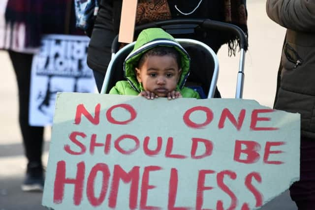 The number of children homeless across Scotland had been rising since the 2015 figure of 10,508, until last year when it fell by 424 to 12,858. Picture: John Devlin