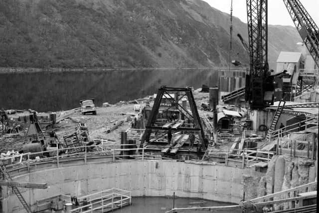 Loch Awe hydroelectric scheme Ben Cruachan in 1963. Picture: JPIMedia