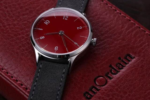 AnOrdain produces enamel-faced watches, which Heath calls the pinnacle of watchmaking. Picture: contributed.
