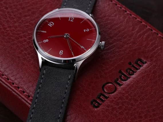 AnOrdain produces enamel-faced watches, which Heath calls the pinnacle of watchmaking. Picture: contributed.