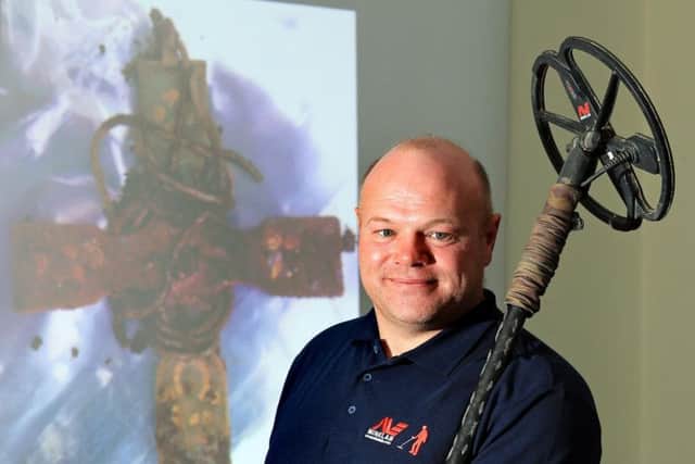 Metal detectorist Derek McLennan, finder of the 1.98m Galloway Hoard of Viking-era silver. The story of the incredible find has ended up in the Court of Session given a dispute over the finder's fee. PIC: TSPL.