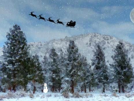 Santa has his busiest night of the year this evening. Picture: Public Domain Pictures
