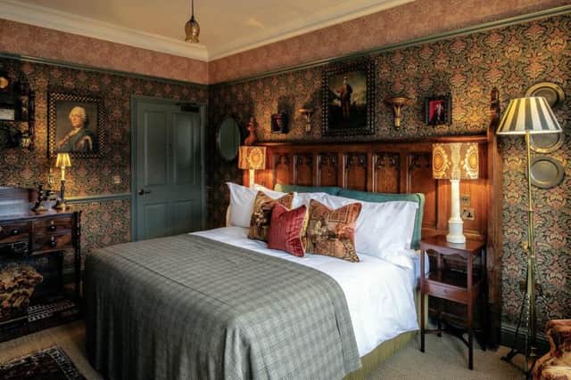 One of the unique bedrooms at Braemar's Fife Arms