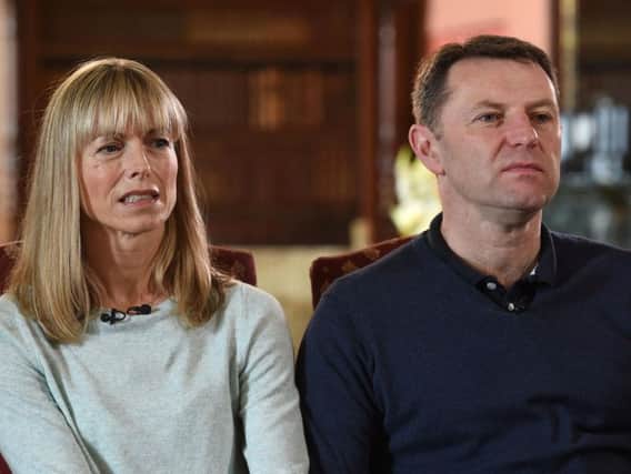 The parents of missing Madeleine McCann have issued a Christmas message to their supporters. PIC: PA.