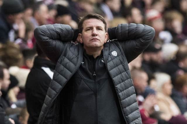 Daniel Stendel has lost his first four games as Hearts boss. Picture: Paul Devlin / SNS