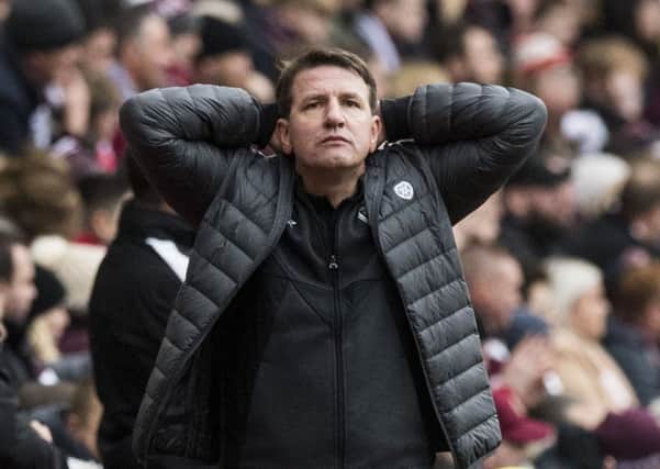 Daniel Stendel has lost his first four games as Hearts boss. Picture: Paul Devlin / SNS