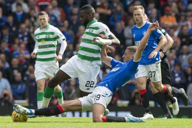 Celtic's Odsonne Edouard has scored five goals in ten games against Rangers. Picture: Jeff Holmes/PA