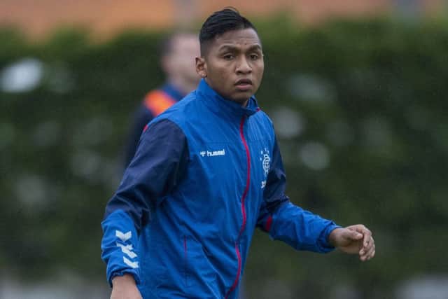 Alfredo Morelos has yet to score against Celtic. Picture: Bill Murray / SNS