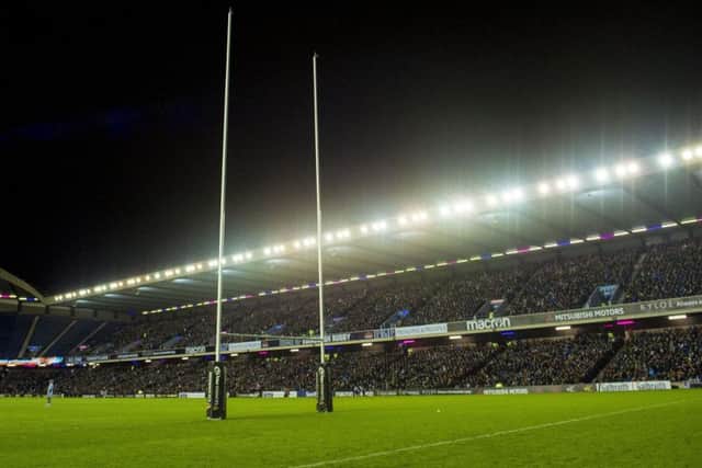 A record crowd is expected for an Edinburgh v Glasgow clash at BT Murrayfield. Picture: SNS