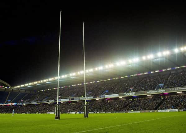 A record crowd is expected for an Edinburgh v Glasgow clash at BT Murrayfield. Picture: SNS