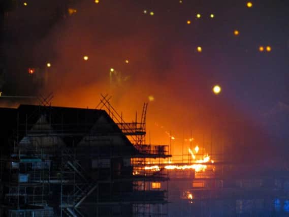 The fire broke out just after 7pm on Friday at Riverford Road in the Pollokshaws area. Picture: PA