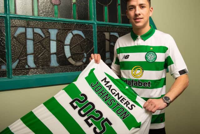 Celtic attacker Mikey Johnston has signed a five-year contract. Picture: SNS
