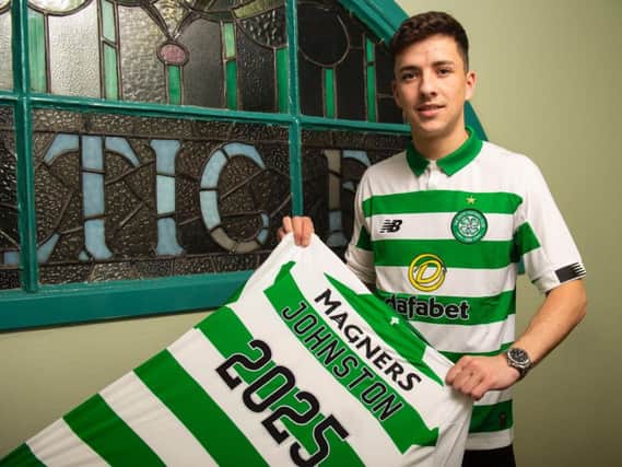 Celtic attacker Mikey Johnston has signed a five-year contract. Picture: SNS