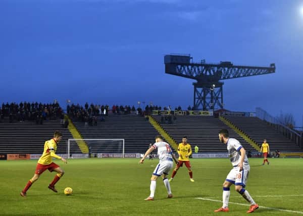 Thistle got the better of hosts Morton at Cappielow. Picture:  Rob Casey / SNS Group