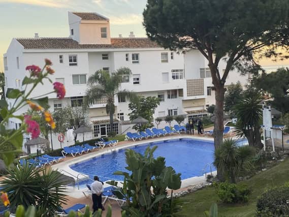 The pool at the Club La Costa World. Picture: PA