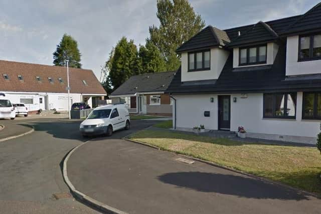 The 77-year-old victim answered his door to the two men, who assaulted him and then stole money and personal belongings from his Bothwell home. Picture: Googlemaps