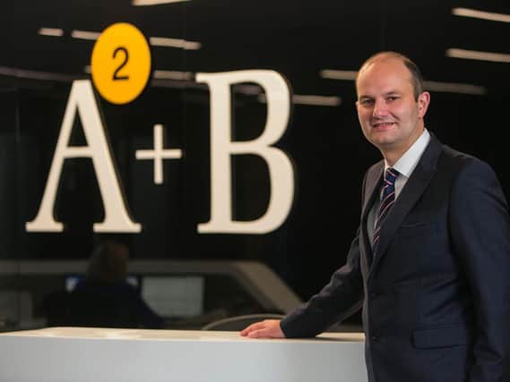 Douglas Martin, head of corporate finance at AAB, announces records number of deals. Picture: Contributed